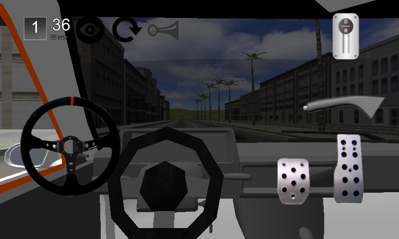 Car Simulator 3D 2014 (I) — скриншот 2