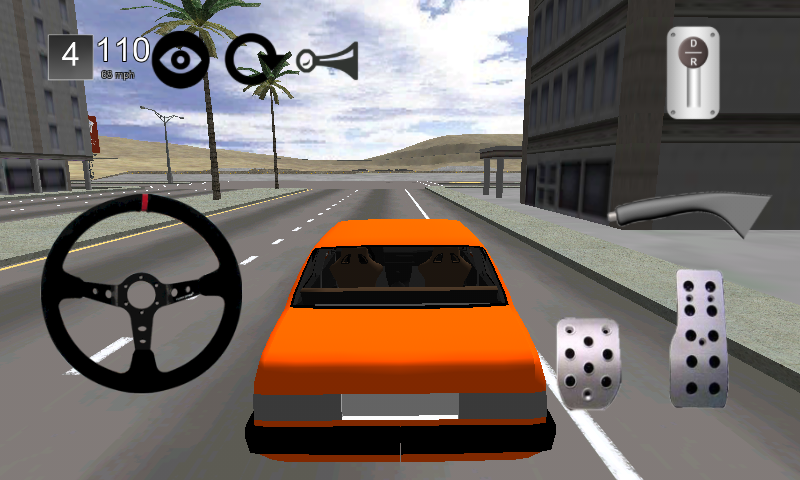 Car Simulator 3D 2014 (I) — скриншот 5