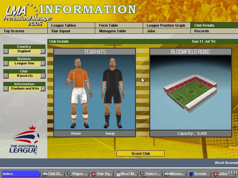 LMA Professional Manager 2005 - кадр 12
