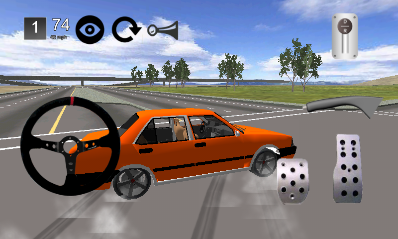 Car Simulator 3D 2014 (I) — скриншот 1