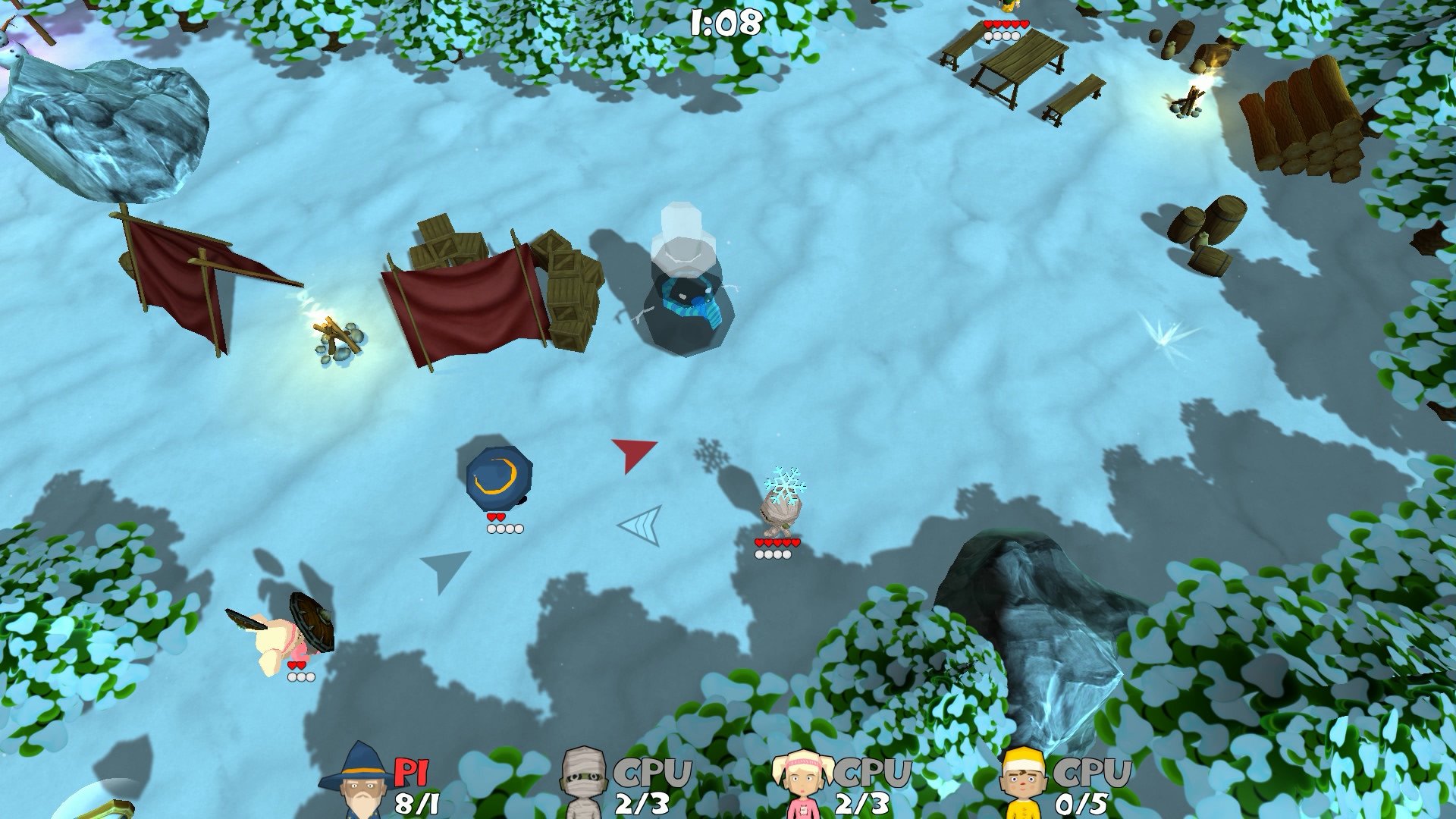 Super Snow Fight — скриншот 1