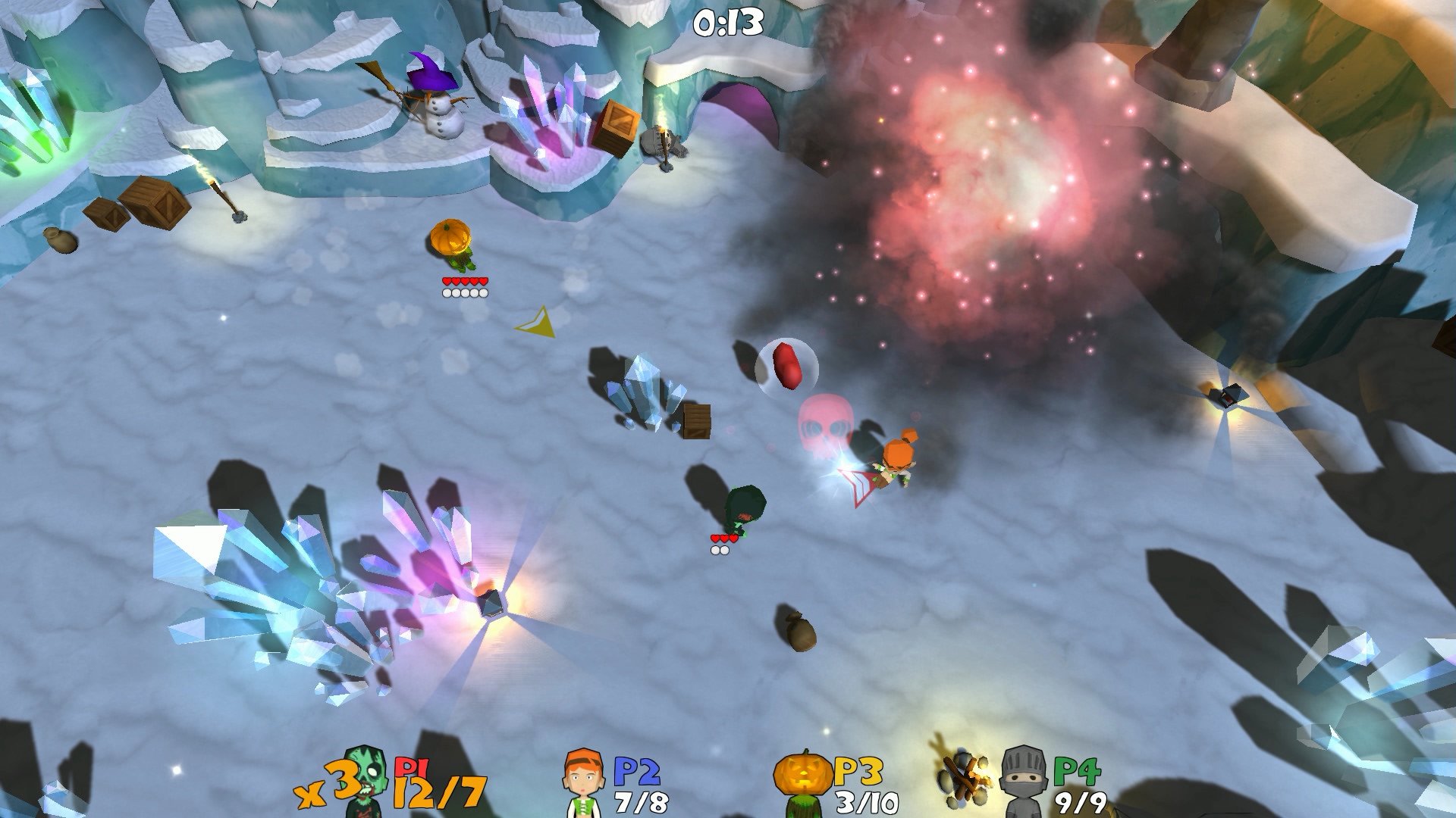 Super Snow Fight — скриншот 4