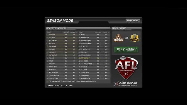 Axis Football League 2014 - кадр 9