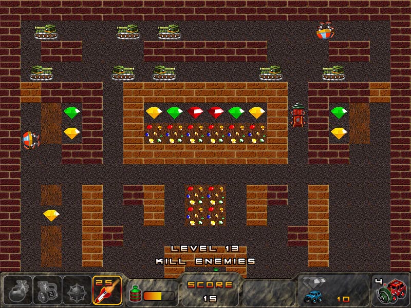 Bomberman vs Digger — скриншот 4