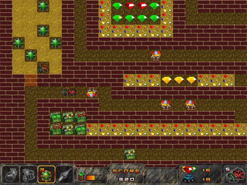 Bomberman vs Digger — скриншот 6