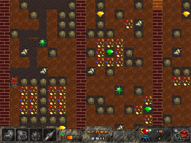 Bomberman vs Digger — скриншот 2