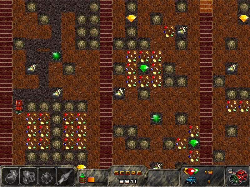 Bomberman vs Digger - кадр 2