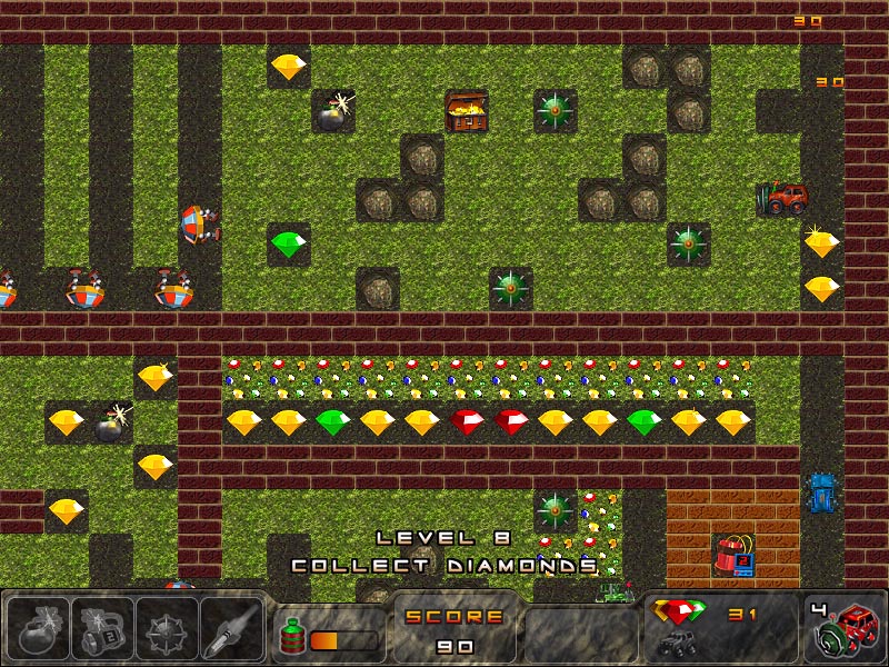 Bomberman vs Digger — скриншот 3
