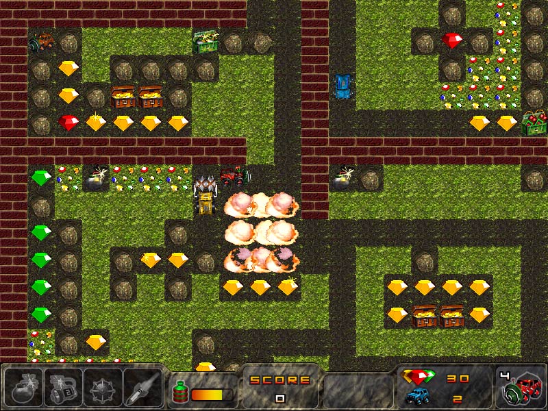 Bomberman vs Digger — скриншот 5