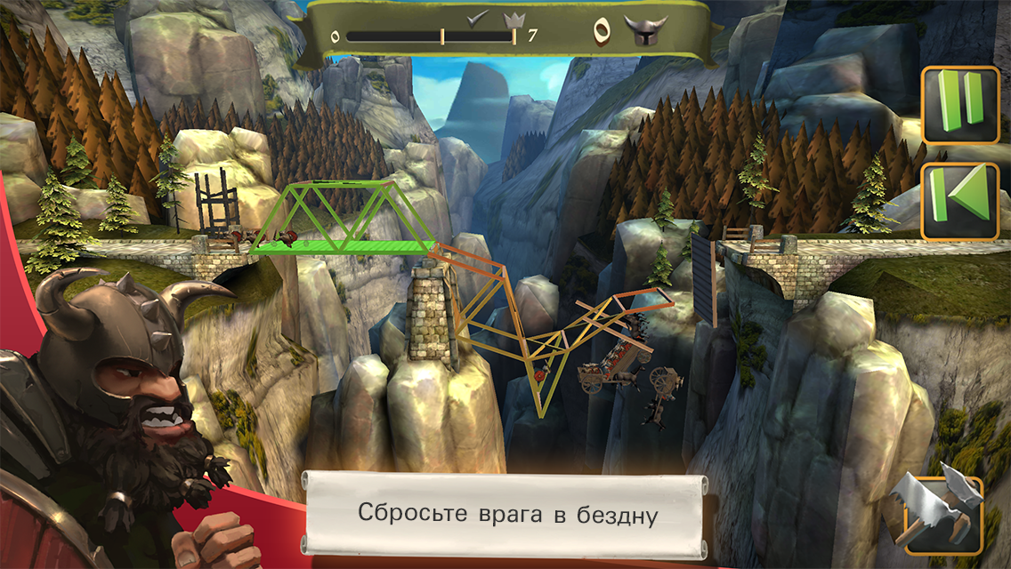 Bridge Constructor Medieval — скриншот 2