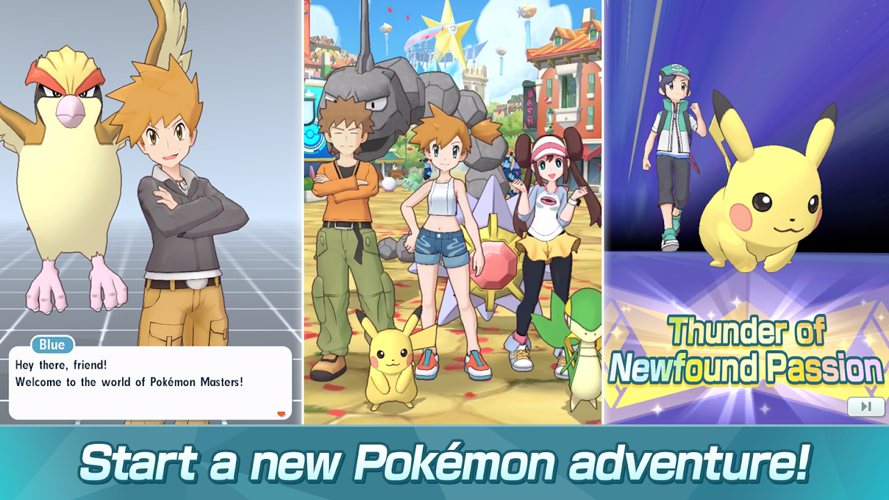 Pokemon Masters — скриншот 1