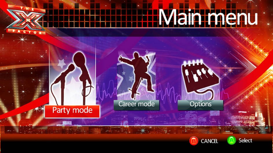 The X Factor: The Video Game — скриншот 1