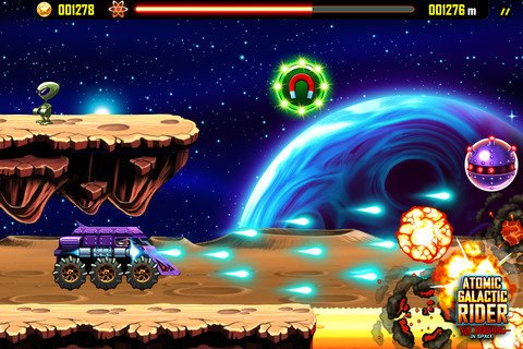 Atomic Galactic Rider - Van Pershing in Space — скриншот 2
