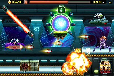 Atomic Galactic Rider - Van Pershing in Space — скриншот 3