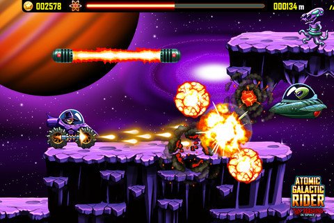 Atomic Galactic Rider - Van Pershing in Space — скриншот 4