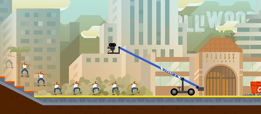 OlliOlli 2: Welcome to OlliWood — скриншот 1