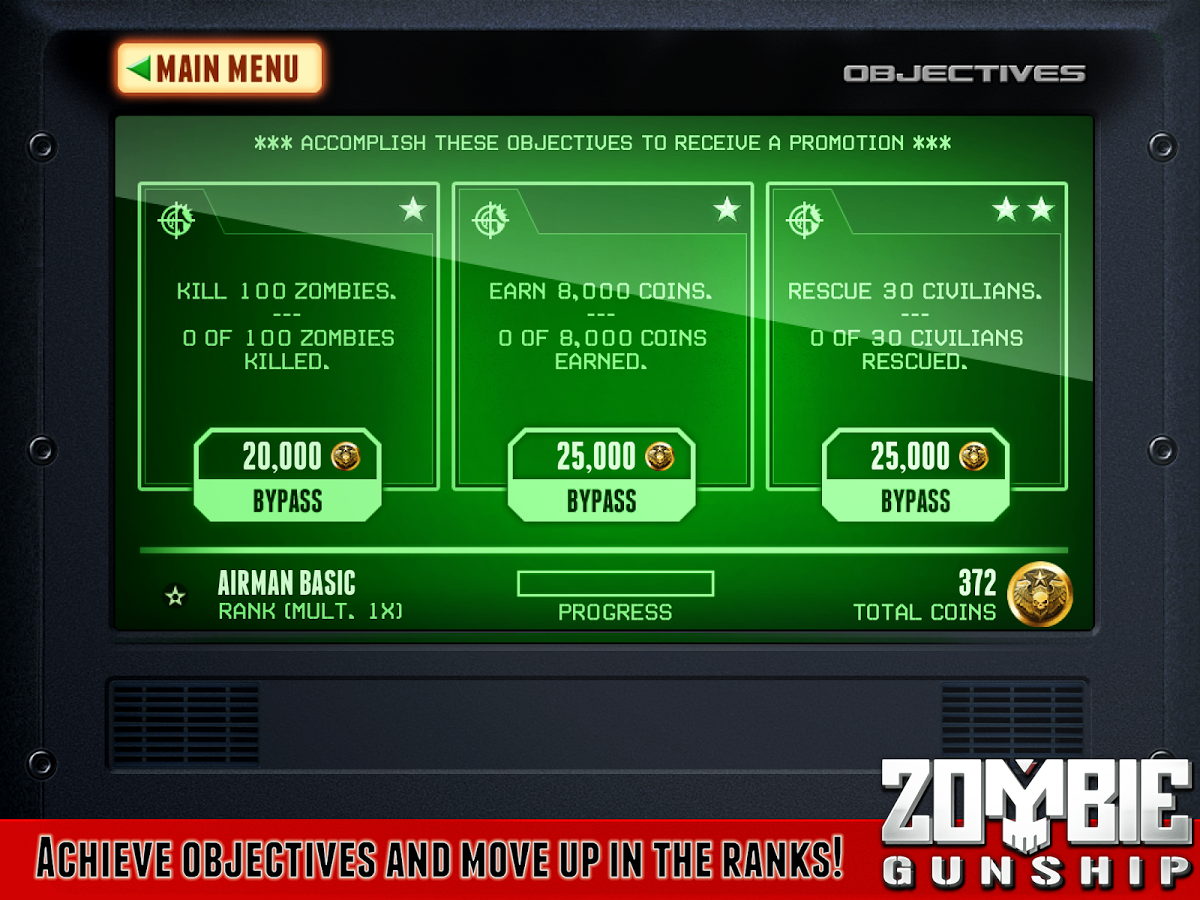 Zombie Gunship Zero — скриншот 2