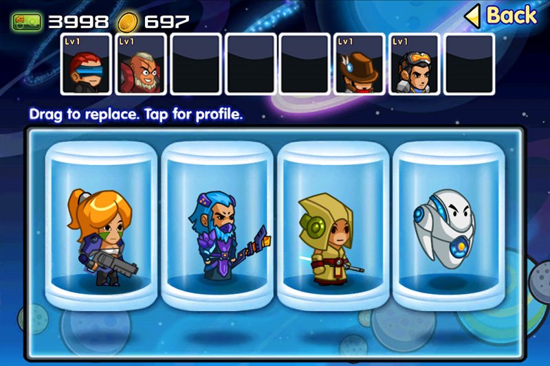 Sci-Fi Heroes — скриншот 1
