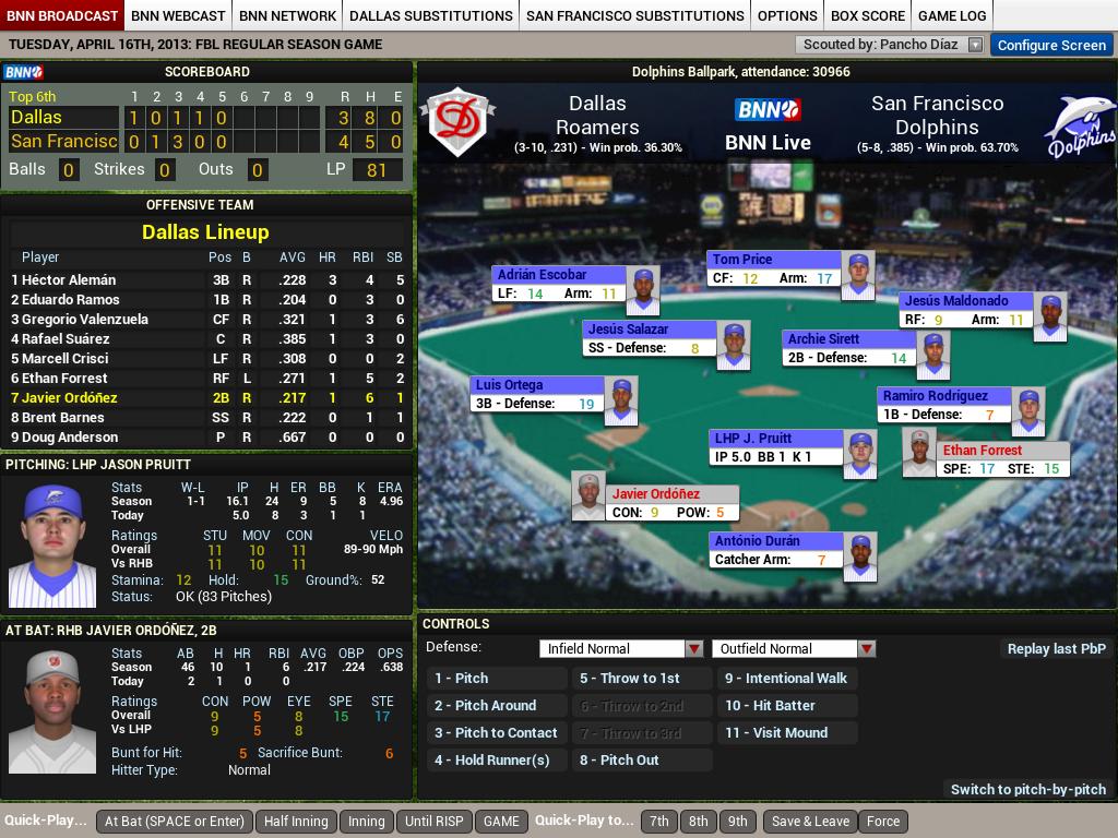 Out of the Park Baseball 14 — скриншот 7
