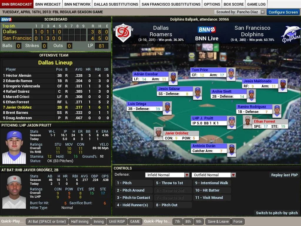 Out of the Park Baseball 14 - кадр 9