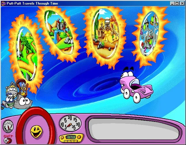 Putt-Putt Travels Through Time - кадр 4