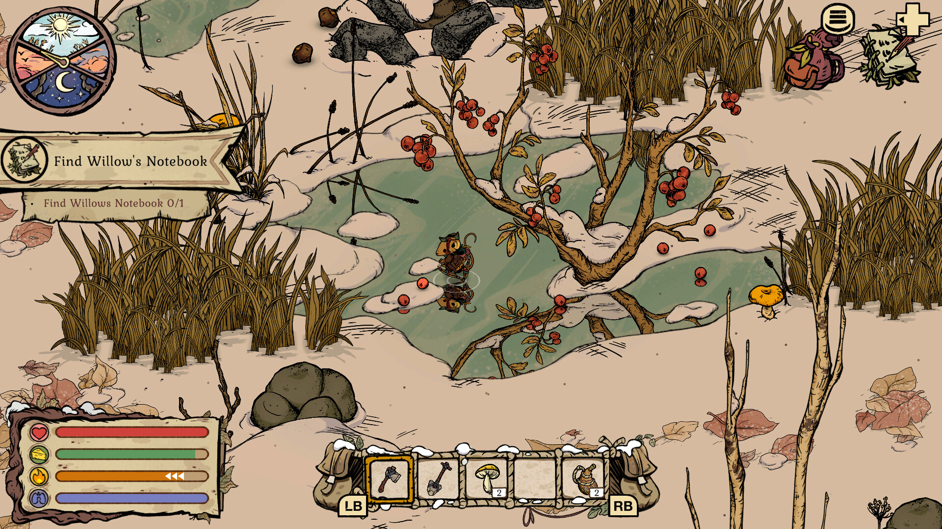 Winter Burrow — скриншот 1
