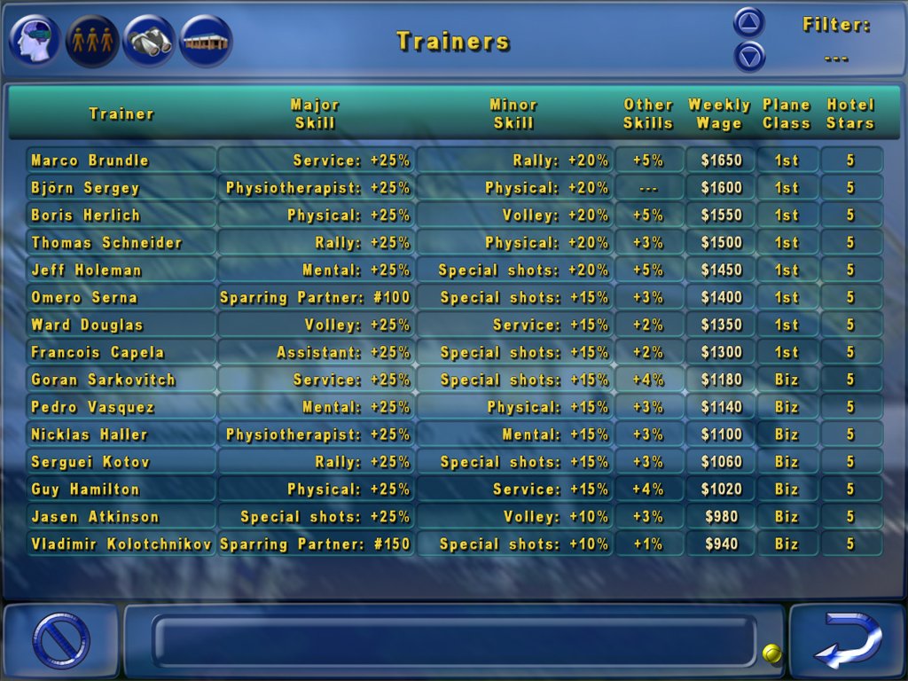 Tennis Elbow Manager — скриншот 6