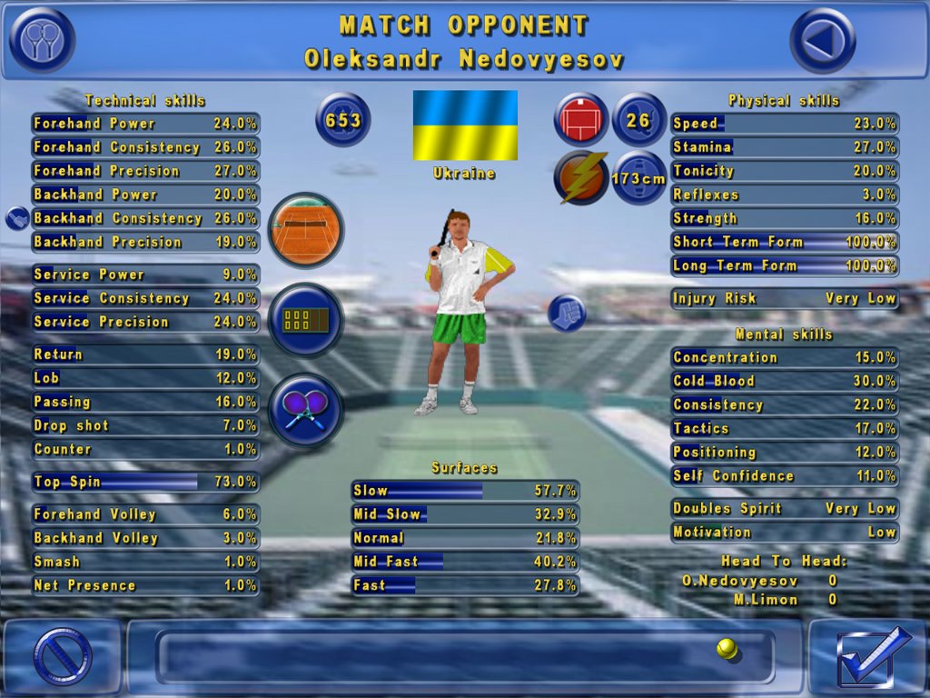 Tennis Elbow Manager — скриншот 8