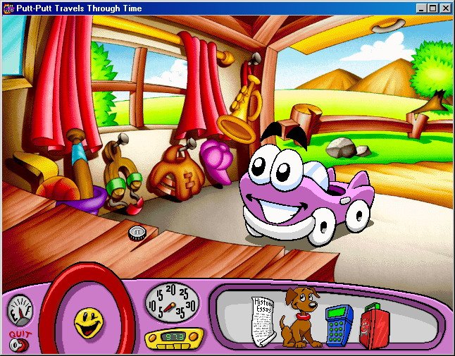 Putt-Putt Travels Through Time — скриншот 6