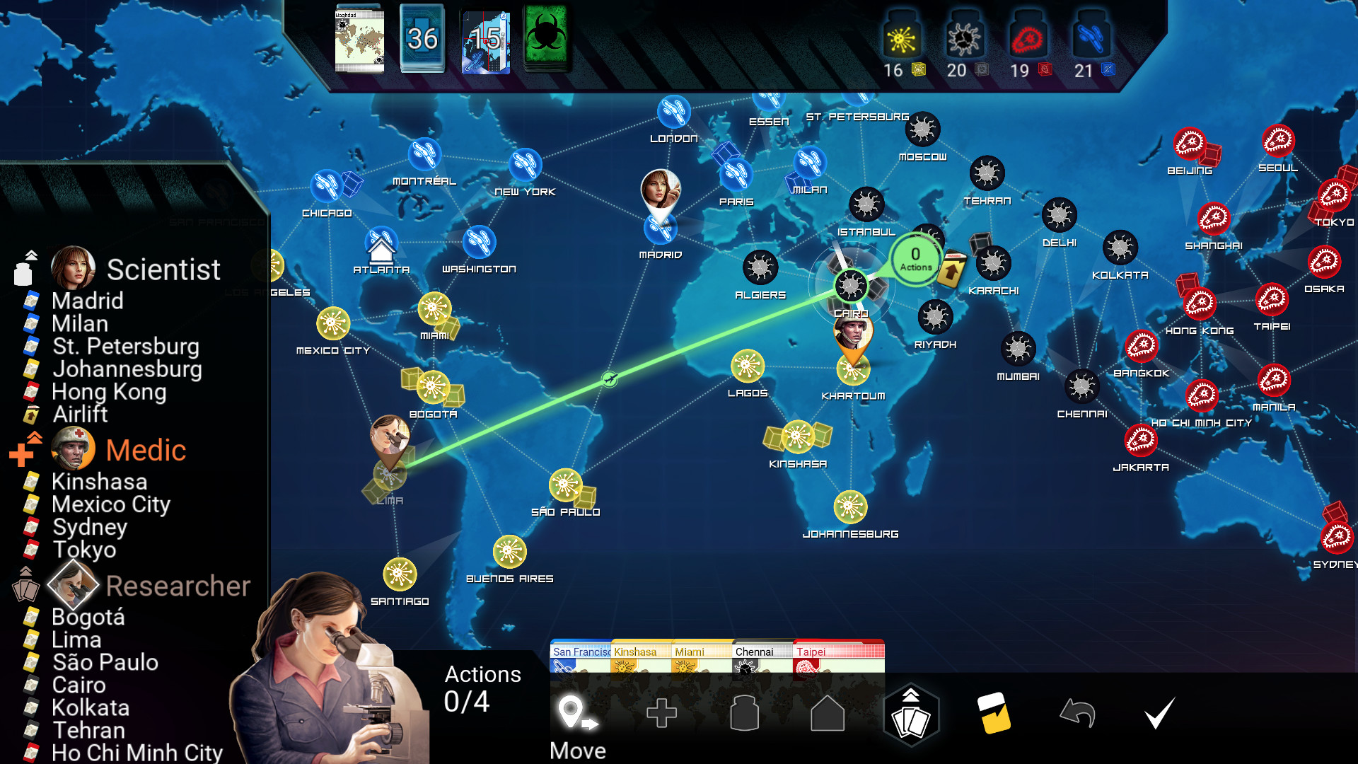 Pandemic: The Board Game — скриншот 2
