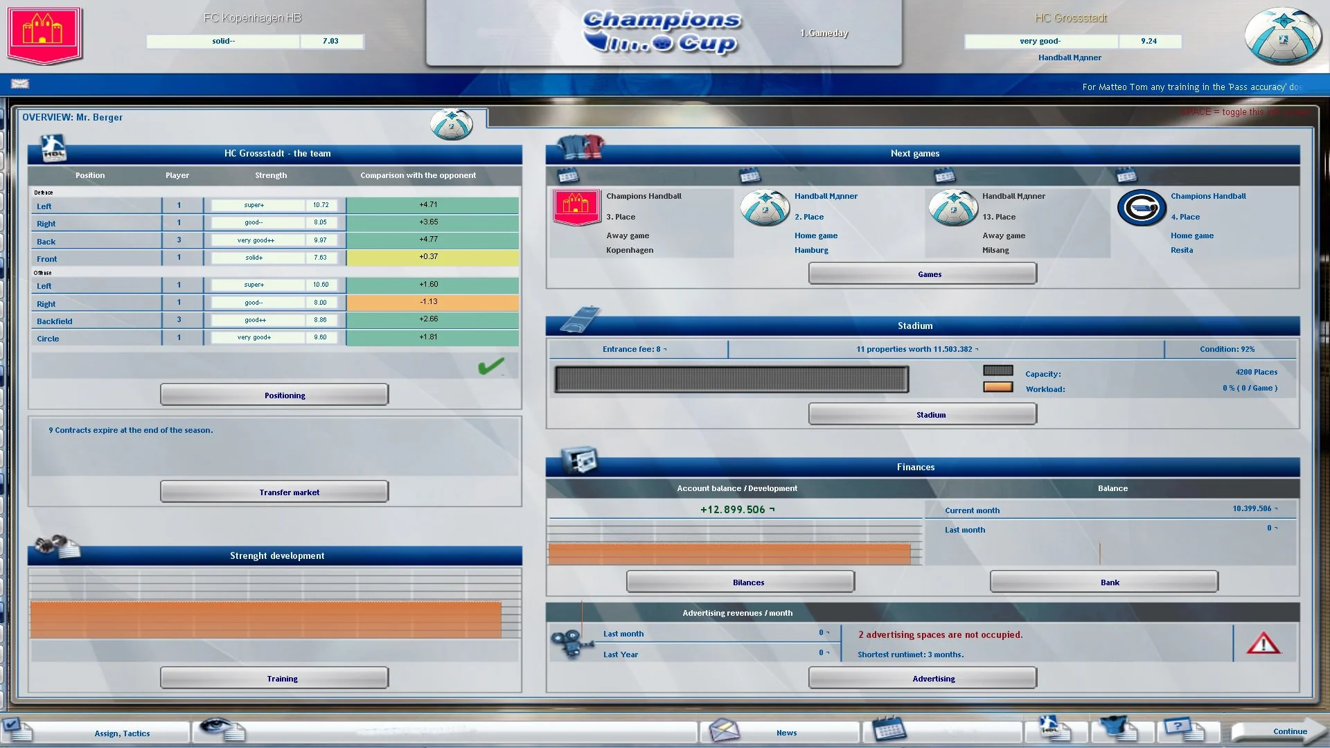Handball Manager - TEAM - кадр 17