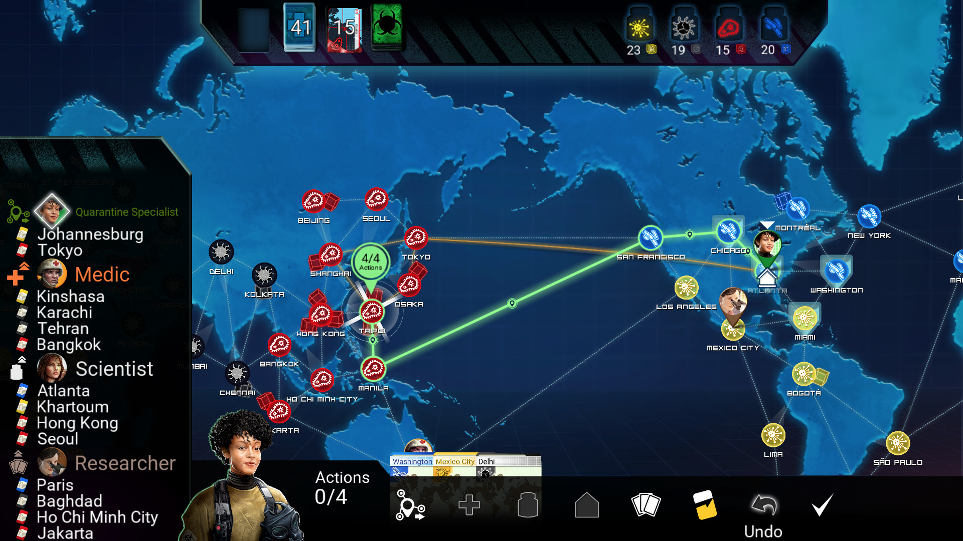 Pandemic: The Board Game — скриншот 6