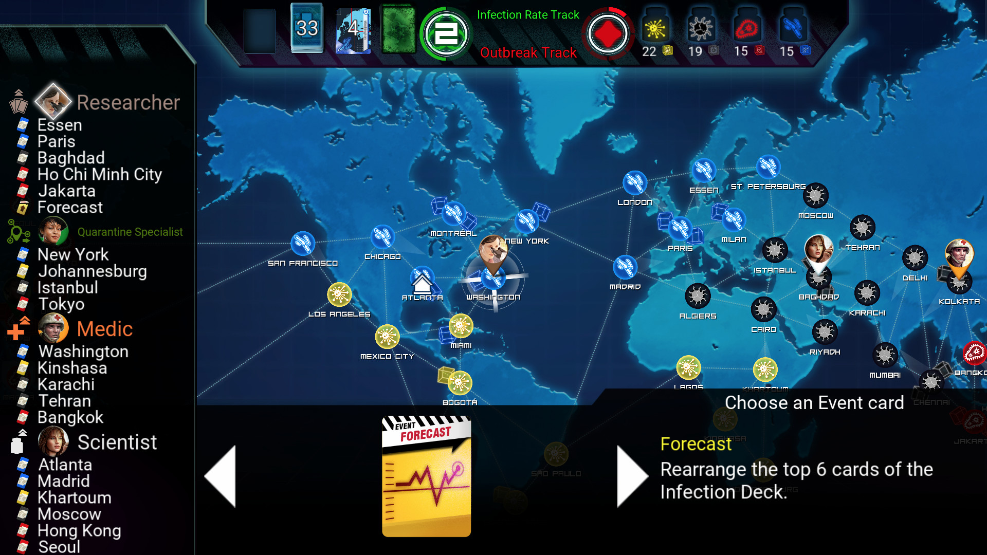 Pandemic: The Board Game — скриншот 5