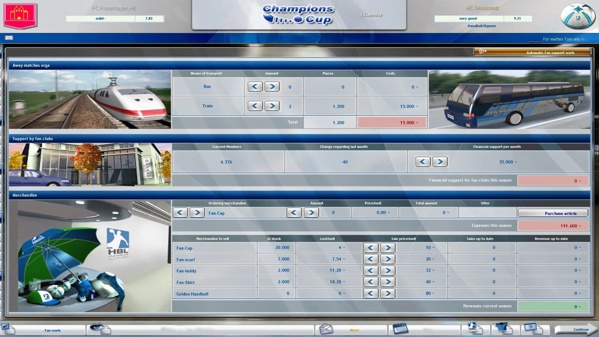 Handball Manager - TEAM - кадр 12