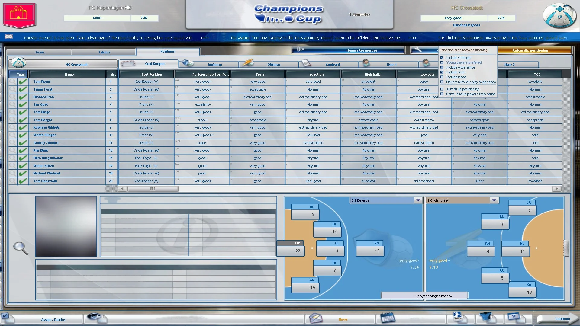 Handball Manager - TEAM - кадр 13