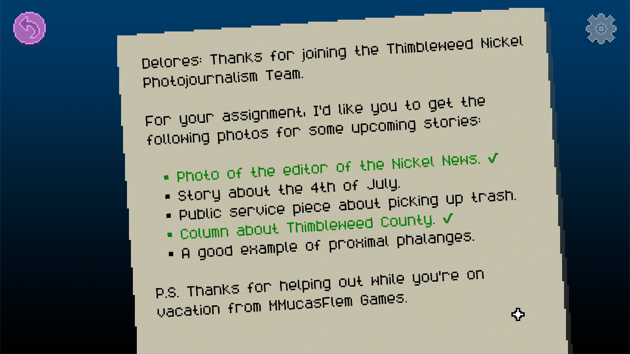 Delores: A Thimbleweed Park Mini-Adventure — скриншот 4