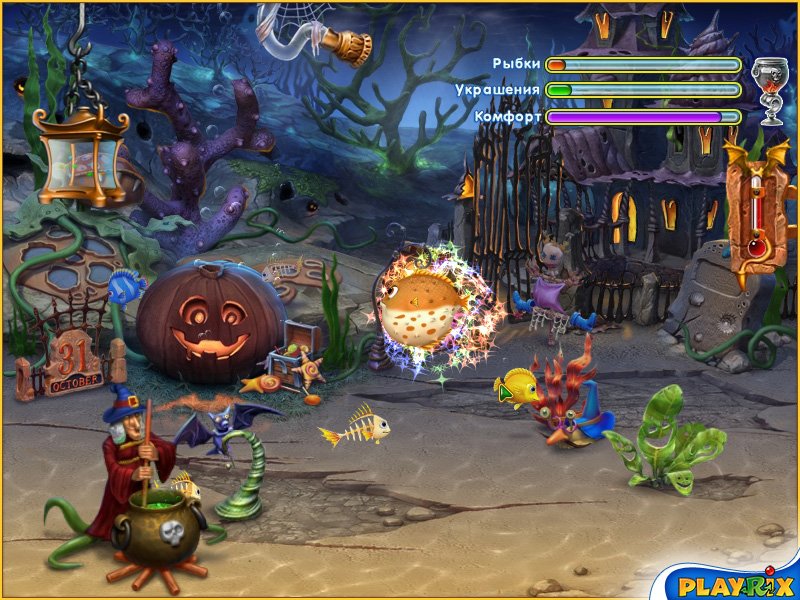 Fishdom: Spooky Splash — скриншот 3