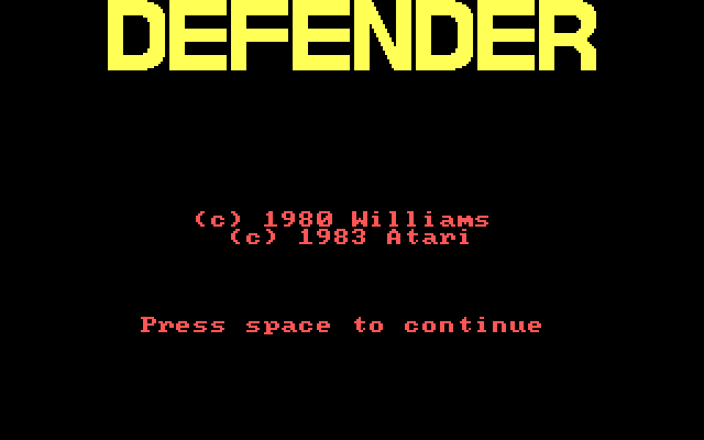 Defender (1983) — скриншот 3