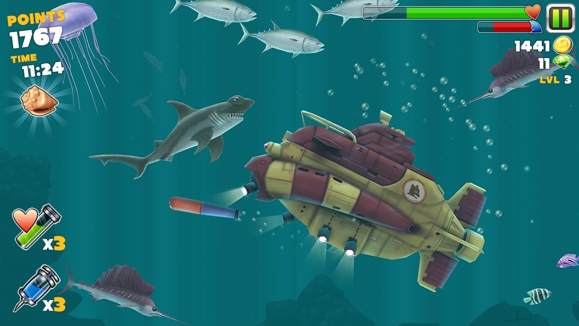 Hungry Shark Evolution — скриншот 3