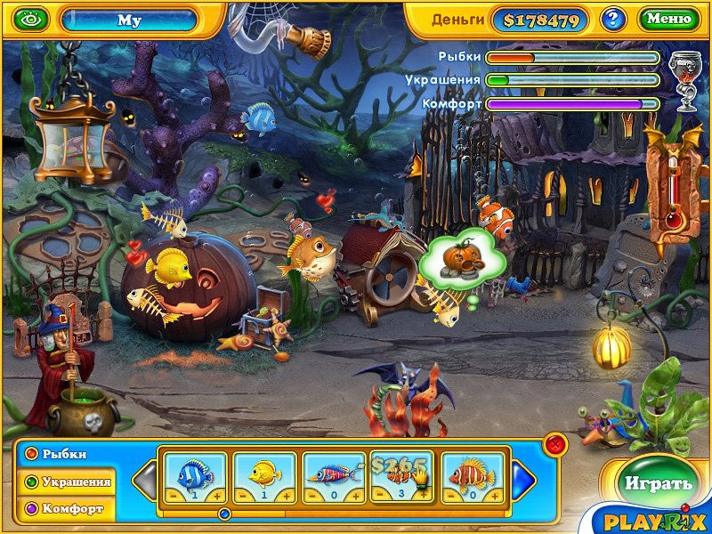 Fishdom: Spooky Splash — скриншот 2