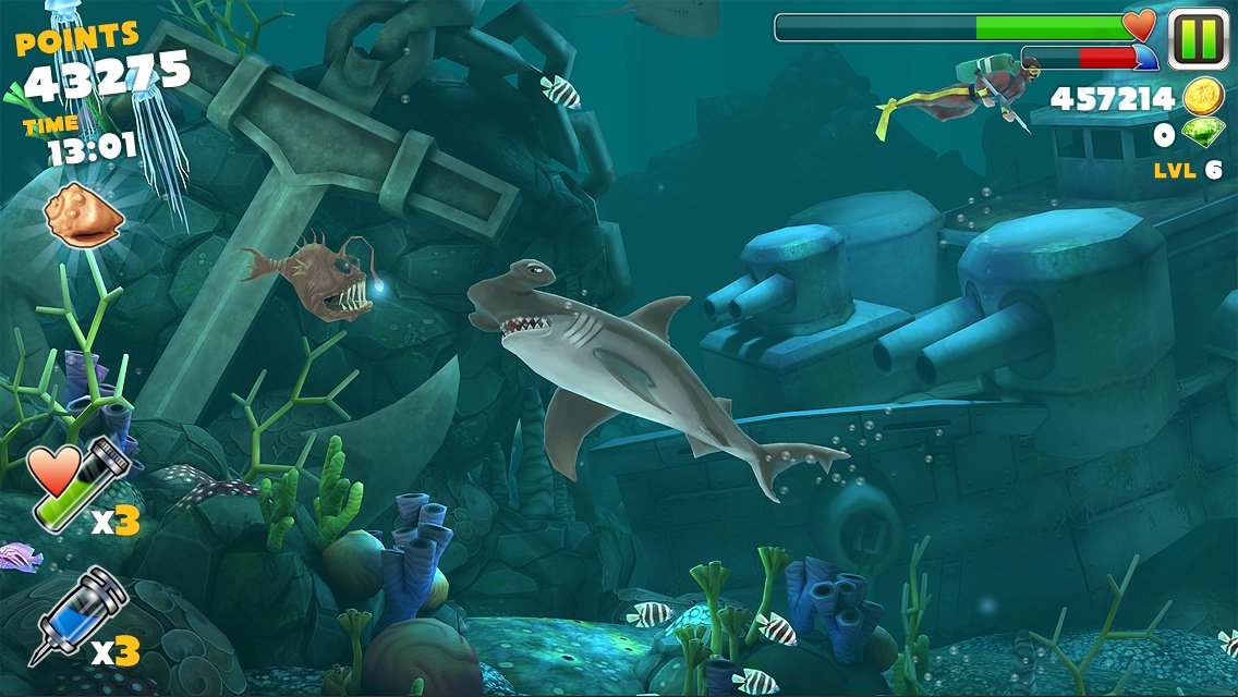 Hungry Shark Evolution — скриншот 6