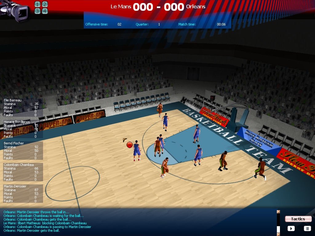 FIBA Basketball Manager 2008 — скриншот 1