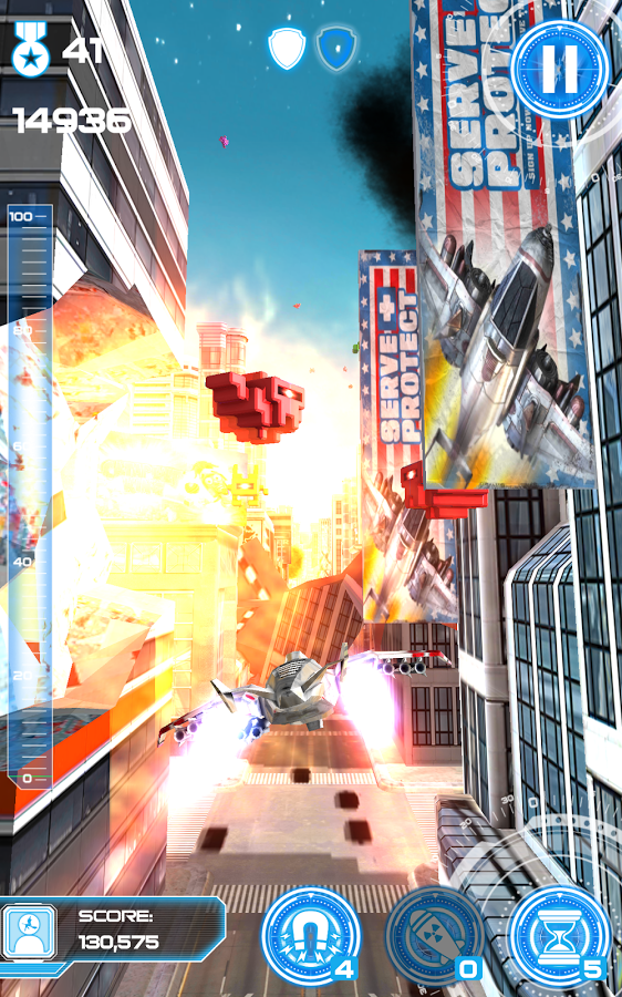 Jet Run: City Defender — скриншот 6