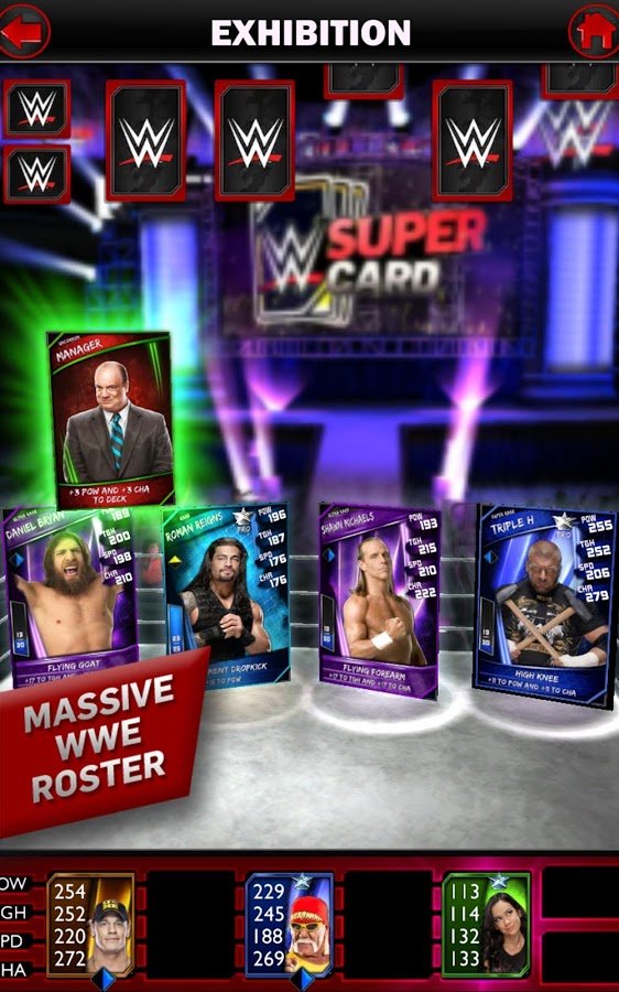 WWE SuperCard — скриншот 1