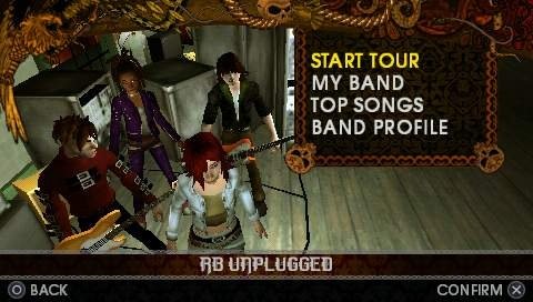 Rock Band Unplugged — скриншот 4