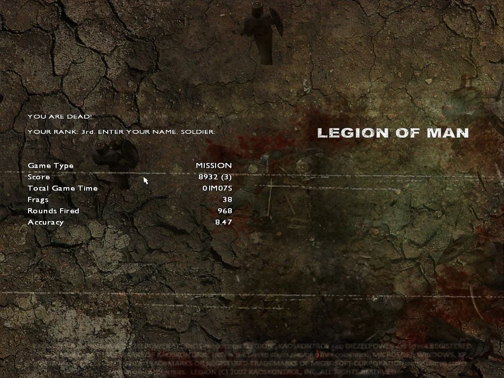 Legion of Man - кадр 1