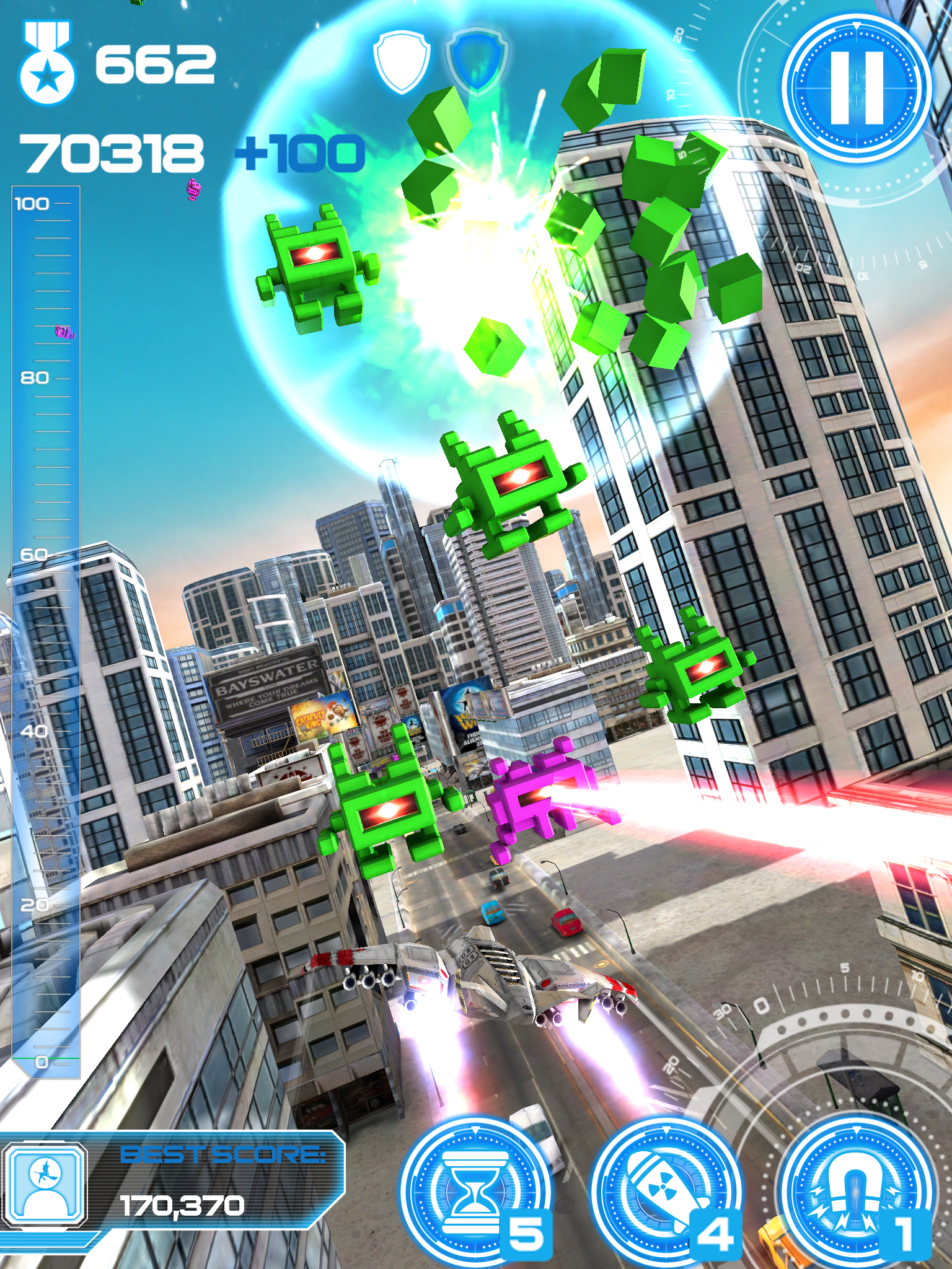 Jet Run: City Defender — скриншот 3