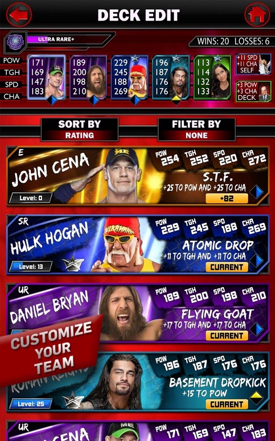 WWE SuperCard — скриншот 4