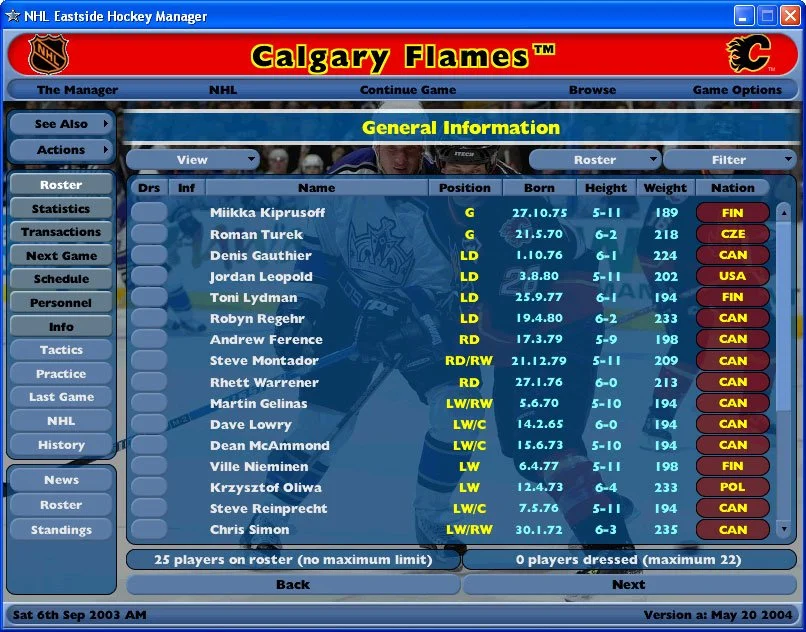 NHL Eastside Hockey Manager - кадр 15