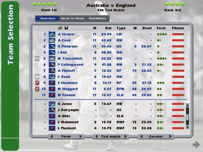 International Cricket Captain Ashes Edition 2006 - кадр 5